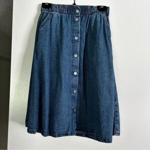 Levi’s high waisted midi skirt